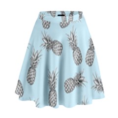 Pineapple Pattern High Waist Skirt by Valentinaart