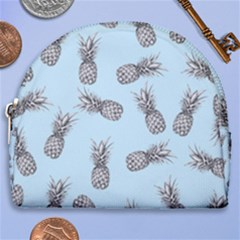 Pineapple Pattern Horseshoe Style Canvas Pouch