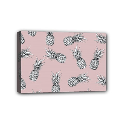 Pineapple Pattern Mini Canvas 6  X 4  (stretched) by Valentinaart