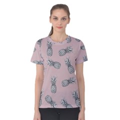 Pineapple Pattern Women s Cotton Tee