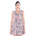 Pineapple pattern Scoop Neck Skater Dress View1