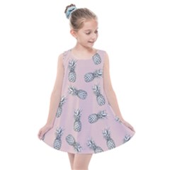 Pineapple Pattern Kids  Summer Dress