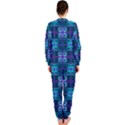 Mod Purple Green Turquoise Square Pattern OnePiece Jumpsuit (Ladies)  View2