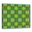 Mod Yellow Green Squares Pattern Canvas 24  x 20  (Stretched) View1