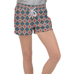 Abstract Background Women s Velour Lounge Shorts