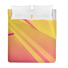 Abstract Art Background Beautiful Duvet Cover Double Side (full/ Double Size) by Simbadda