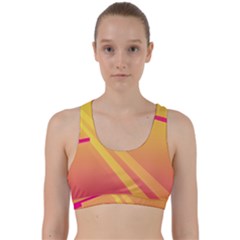 Abstract Art Background Beautiful Back Weave Sports Bra by Simbadda