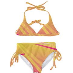 Abstract Art Background Beautiful Kids  Classic Bikini Set