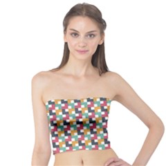 Background Abstract Geometric Tube Top by Simbadda