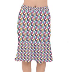 Background Abstract Geometric Mermaid Skirt by Simbadda