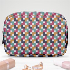 Background Abstract Geometric Make Up Pouch (small)