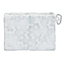 White Abstract Wall Paper Design Frame Canvas Cosmetic Bag (XL) View2