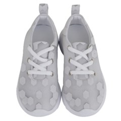 White Abstract Wall Paper Design Frame Running Shoes