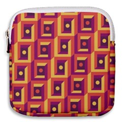 Abstract Background Mini Square Pouch