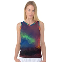 Abstract Texture Background Women s Basketball Tank Top by Simbadda