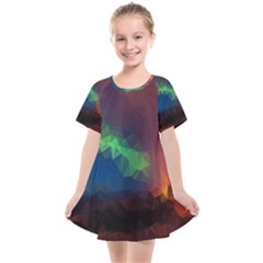 Abstract Texture Background Kids  Smock Dress by Simbadda