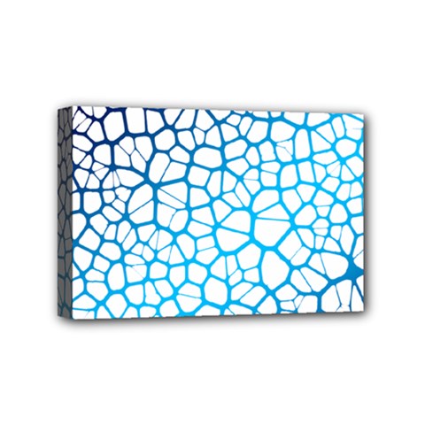 Network Social Neurons Brain Cells Mini Canvas 6  X 4  (stretched) by Simbadda