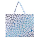 Network Social Neurons Brain Cells Zipper Large Tote Bag View1