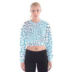 Network Social Neurons Brain Cells Cropped Sweatshirt