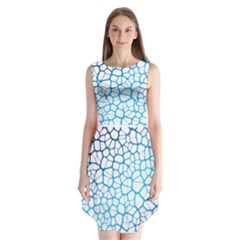 Network Social Neurons Brain Cells Sleeveless Chiffon Dress   by Simbadda