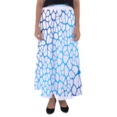 Network Social Neurons Brain Cells Flared Maxi Skirt by Simbadda