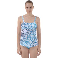 Network Social Neurons Brain Cells Twist Front Tankini Set by Simbadda