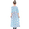 Network Social Neurons Brain Cells Kids  Quarter Sleeve Maxi Dress View2