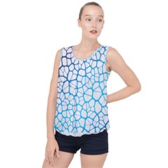 Network Social Neurons Brain Cells Bubble Hem Chiffon Tank Top by Simbadda