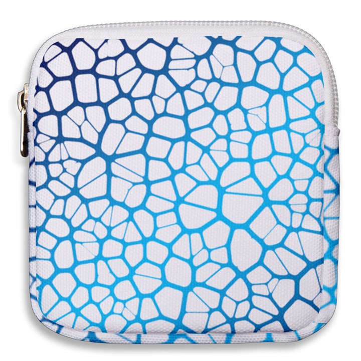 Network Social Neurons Brain Cells Mini Square Pouch