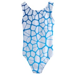 Network Social Neurons Brain Cells Kids  Cut-out Back One Piece Swimsuit