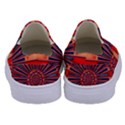 Color Background Structure Lines Kids  Canvas Slip Ons View4