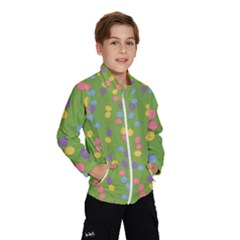 Balloon Grass Party Green Purple Windbreaker (kids)