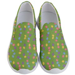 Balloon Grass Party Green Purple Men s Lightweight Slip Ons by Simbadda