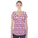 Background Abstract Square Short Sleeve Front Detail Top View1