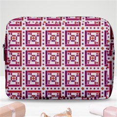 Background Abstract Square Make Up Pouch (large)