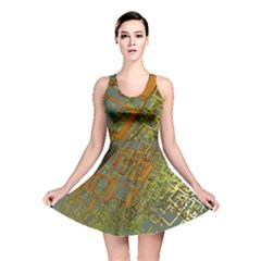 Art 3d Windows Modeling Dimension Reversible Skater Dress by Simbadda