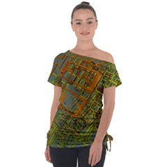 Art 3d Windows Modeling Dimension Tie-up Tee