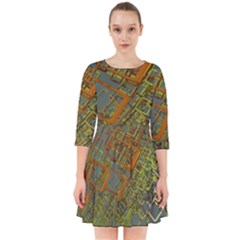 Art 3d Windows Modeling Dimension Smock Dress by Simbadda