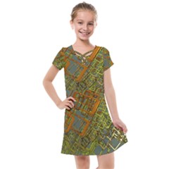 Art 3d Windows Modeling Dimension Kids  Cross Web Dress by Simbadda