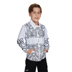 Grolier Antique Scroll Fruit Windbreaker (kids)