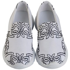 Grolier Antique Scroll Fruit Kid s Lightweight Slip Ons by Simbadda