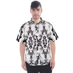 Holbein Floriated Antique Scroll Men s Short Sleeve Shirt