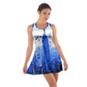 Skyline Skyscraper Abstract Points Cotton Racerback Dress View1