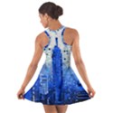 Skyline Skyscraper Abstract Points Cotton Racerback Dress View2