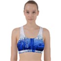 Skyline Skyscraper Abstract Points Back Weave Sports Bra View1