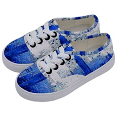 Skyline Skyscraper Abstract Points Kids  Classic Low Top Sneakers by Simbadda