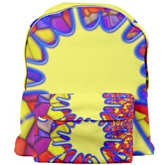 Embroidery Dab Color Spray Giant Full Print Backpack by Simbadda