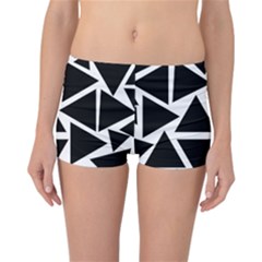 Black Triangle Reversible Boyleg Bikini Bottoms by Simbadda