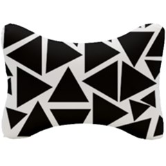 Black Triangle Seat Head Rest Cushion