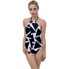 Black Triangle Go With The Flow One Piece Swimsuit